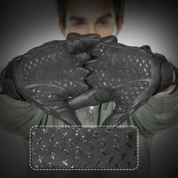 Breathable Men's Camo Full Finger Gloves - Image 7